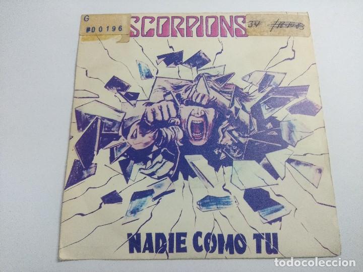 Discos de vinilo: SCORPIONS/NADIE COMO TU/SINGLE. - Foto 1