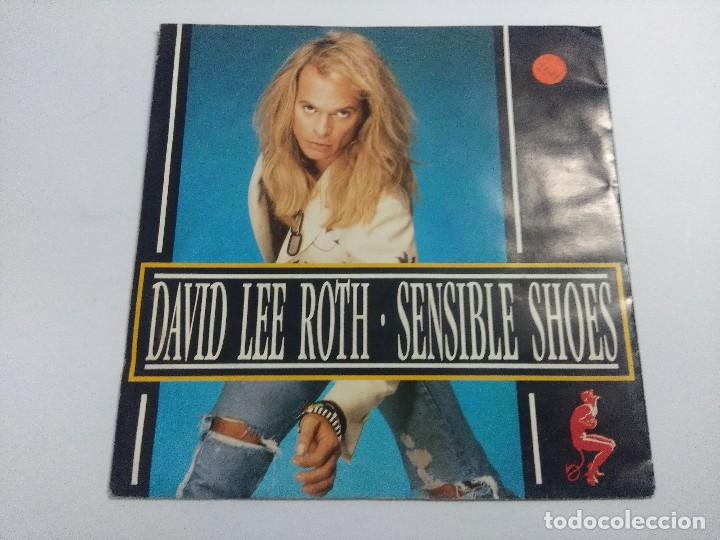 Discos de vinilo: DAVID LEE ROTH/SENSIBLE SHOES/SINGLE. - Foto 2