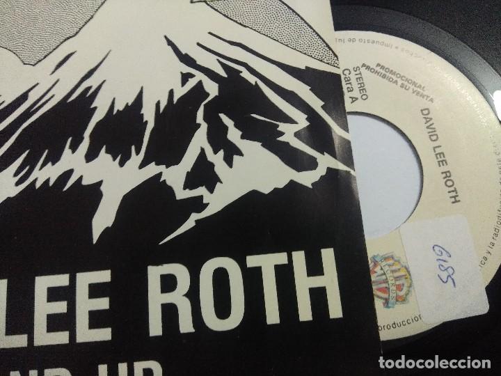 Discos de vinilo: DAVID LEE ROTH/STAND UP/SINGLE PROMOCIONAL. - Foto 2