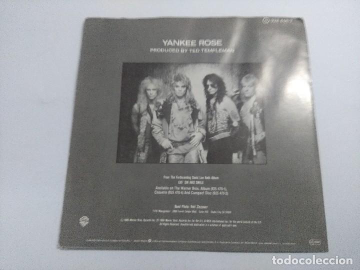 Discos de vinilo: DAVID LEE ROTH/YANKEE ROSE/SINGLE PROMOCIONAL. - Foto 3