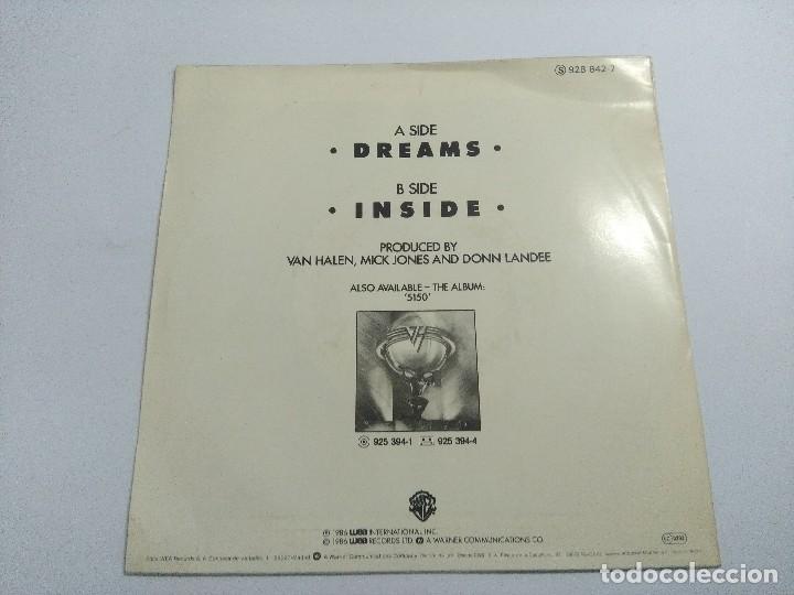 Discos de vinilo: VAN HALEN/DREAMS/SINGLE. - Foto 3