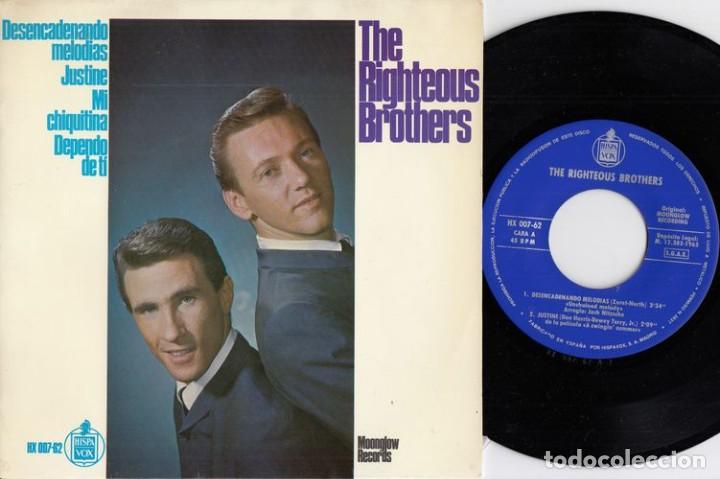 Discos de vinilo: THE RIGHTEOUS BROTHERS - DESENCADENANDO MELODIAS - EP DE VINILO EDICION ESPA&Ntilde;OLA C-43