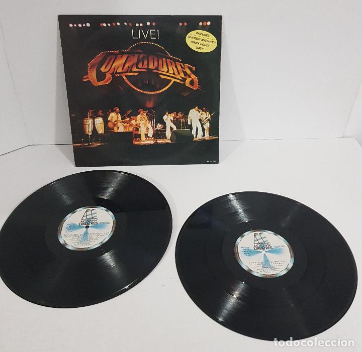 Discos de vinilo: COMMODORES LIVE - Foto 1