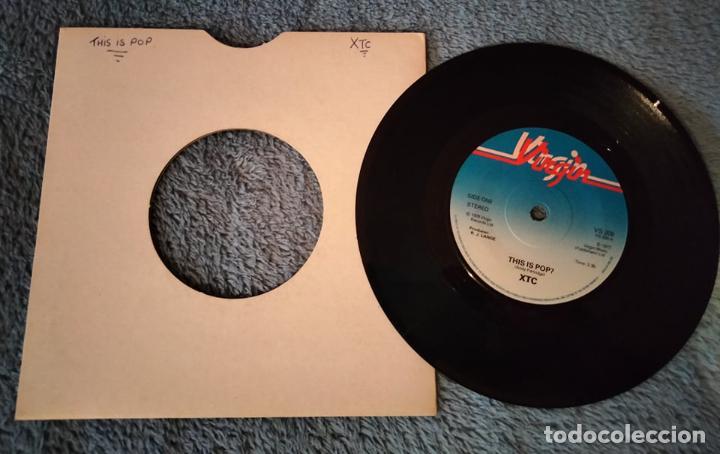 Discos de vinilo: XTC - THIS IS POP - 7&rdquo; SINGLE 1978 UK - EXCELENTE - Foto 1