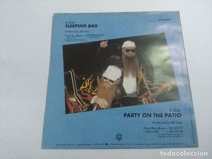 Discos de vinilo: ZZ TOP/SLEEPING BAG/SINGLE. - Foto 3