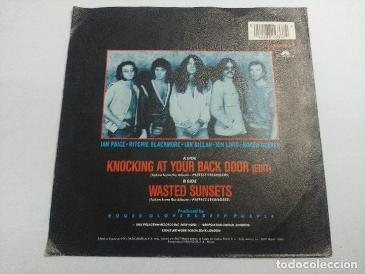 Discos de vinilo: DEEP PURPLE/KNOCKING AT YOUR BACK DOOR/SINGLE. - Foto 3
