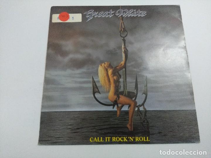 Discos de vinilo: GREAT WHITE/CALL IT ROCKN ROLL/SINGLE. - Foto 1
