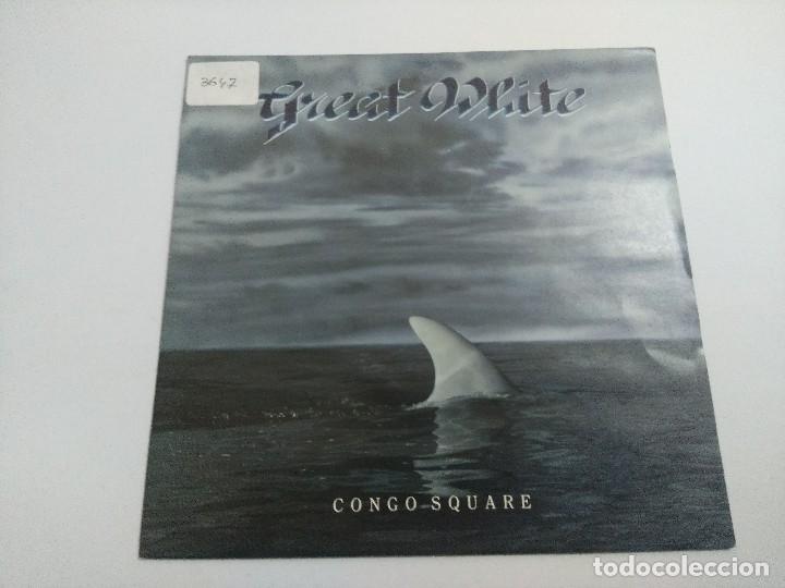 Discos de vinilo: GREAT WHITE/CONGO SQUARE/SINGLE. - Foto 1
