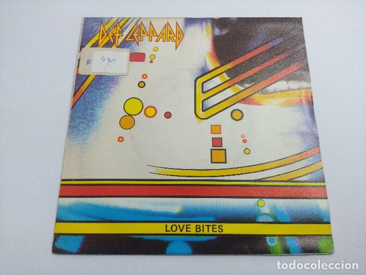 Discos de vinilo: DEF LEPPARD/LOVE BITES/SINGLE. - Foto 1
