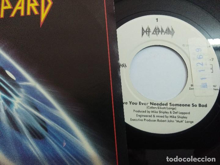 Discos de vinilo: DEF LEPPARD/HAVE YOU EVER/SINGLE. - Foto 2