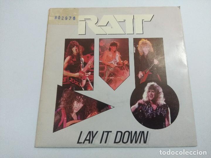 Discos de vinilo: RATT/LAY IT DOWN/SINGLE PROMOCIONAL. - Foto 1