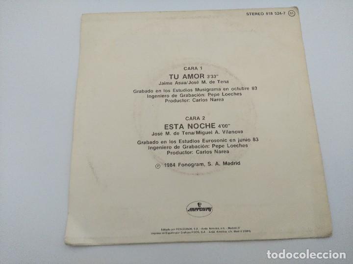 Discos de vinilo: ALARMA/TU AMOR/SINGLE. - Foto 3