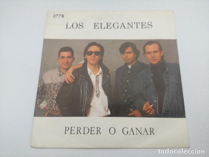 Discos de vinilo: LOS ELEGANTES/PERDER O GANAR/SINGLE PROMOCIONAL. - Foto 1