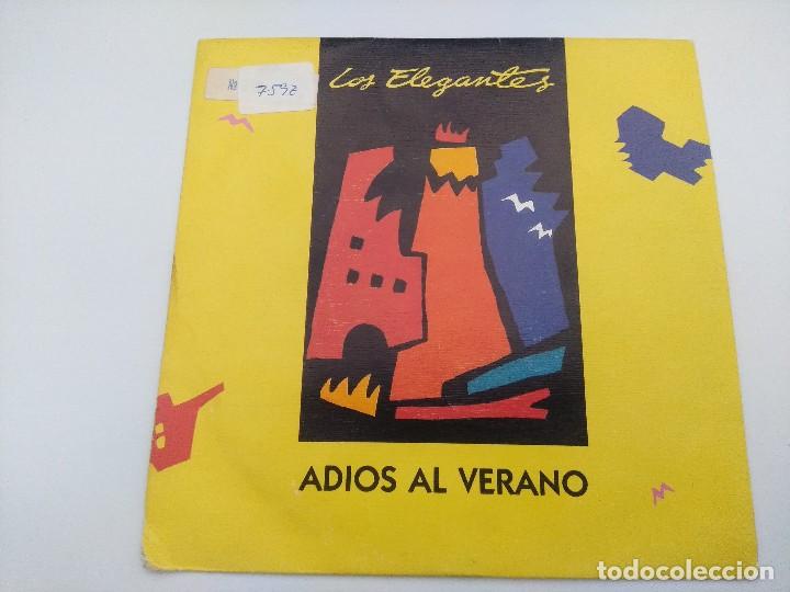 Discos de vinilo: LOS ELEGANTES/ADIOS AL VERANO/SINGLE. - Foto 1