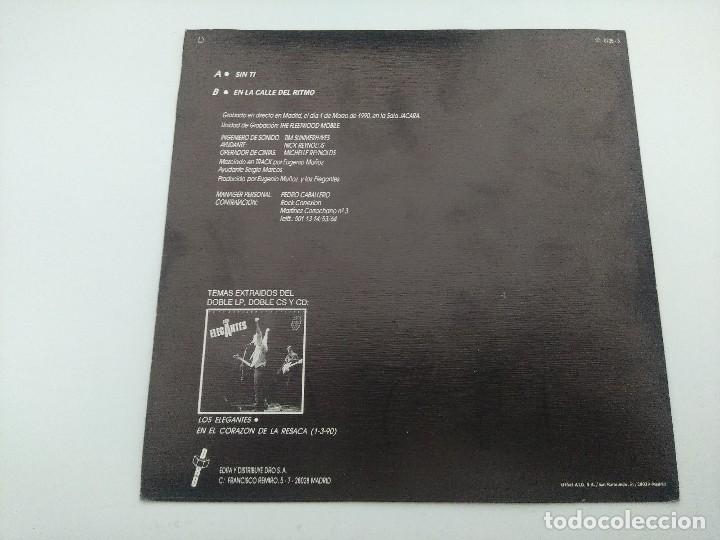 Discos de vinilo: LOS ELEGANTES/SIN TI/SINGLE. - Foto 3
