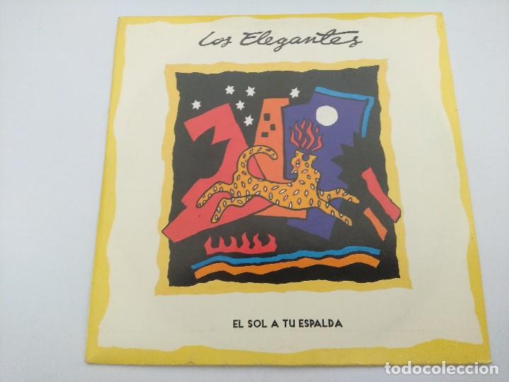 Discos de vinilo: LOS ELEGANTES/EL SOL A TU ESPALDA/SINGLE. - Foto 1