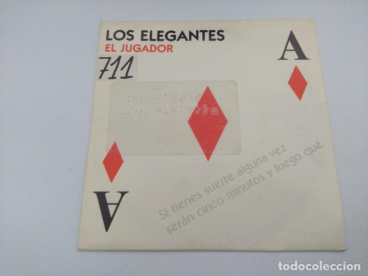 Discos de vinilo: LOS ELEGANTES/EL JUGADOR/SINGLE. - Foto 1