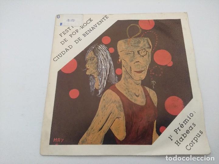 Disques de vinyle: FESTIVAL DE POP-ROCK CUIDAD DE BENAVENTE/HABEAS CORPUS/SINGLE.