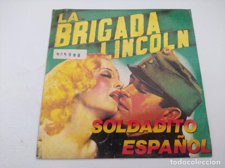Disques de vinyle: LA BRIGADA LINCOLN/SOLDADITO ESPA&Ntilde;OL/SINGLE PROMOCIONAL.
