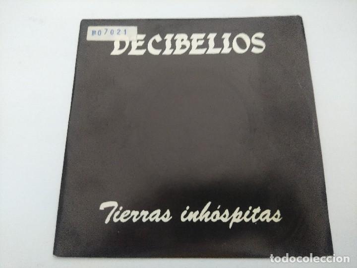 Discos de vinilo: DECIBELIOS/TIERRAS INHOSPITAS/SINGLE PUNK. - Foto 1