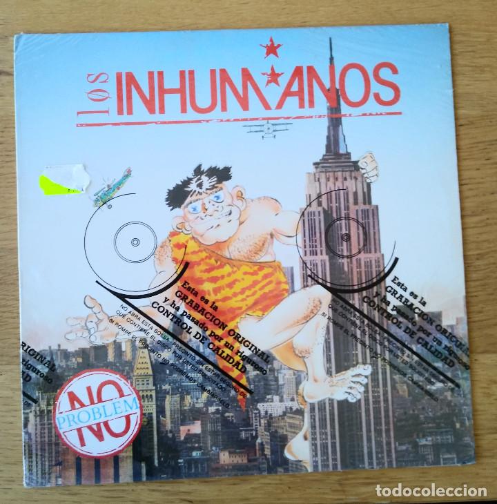 Discos de vinilo: LOS INHUMANOS: &rdquo;NO PROBLEM&rdquo;. LP VINILO 1990. NUEVO ! PRECINTADO ! - Foto 1