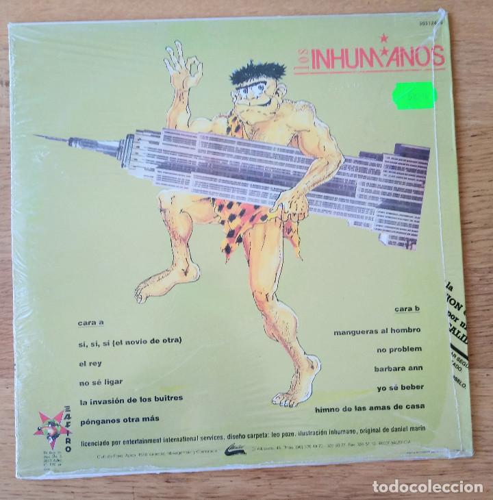 Discos de vinilo: LOS INHUMANOS: &rdquo;NO PROBLEM&rdquo;. LP VINILO 1990. NUEVO ! PRECINTADO ! - Foto 2