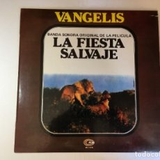Discos de vinilo: LP VANGELIS - BANDA SONORA LA FIESTA SALVAJE