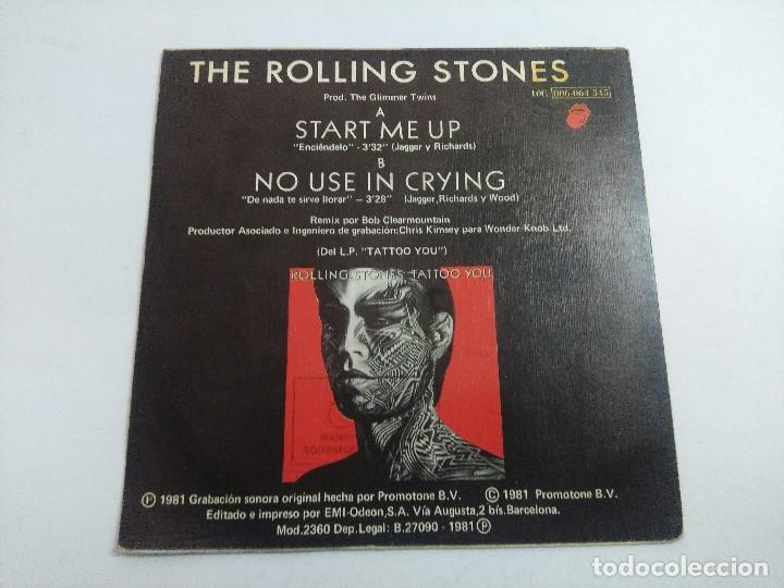 Discos de vinilo: ROLLING STONES/ENCIENDELO/SINGLE PROMOCIONAL. - Foto 3