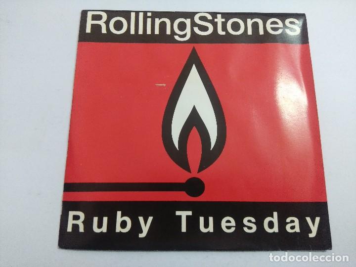 Discos de vinilo: ROLLING STONES/RUBY TUESDAY/SINGLE PROMOCIONAL. - Foto 1