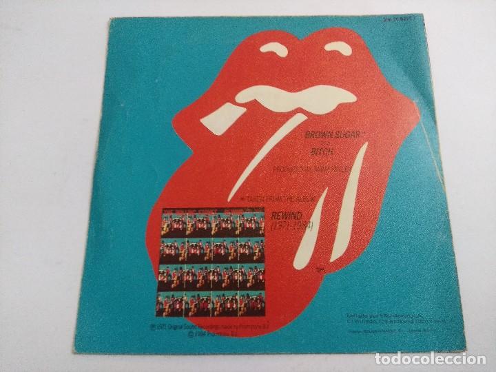Discos de vinilo: ROLLING STONES/BROWN SUGAR/SINGLE PROMOCIONAL. - Foto 3