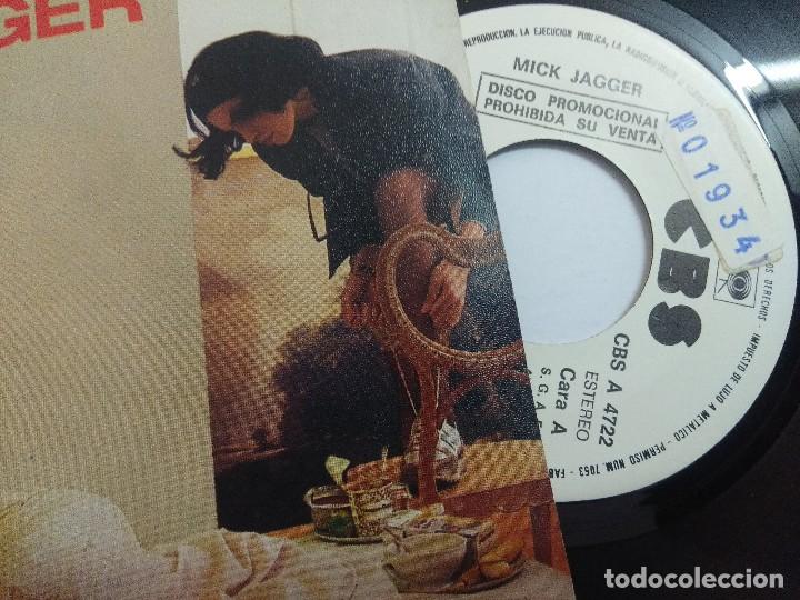 Discos de vinilo: MICK JAGGER/JUST ANOTHER NIGHT/SINGLE PROMOCIONAL. - Foto 2
