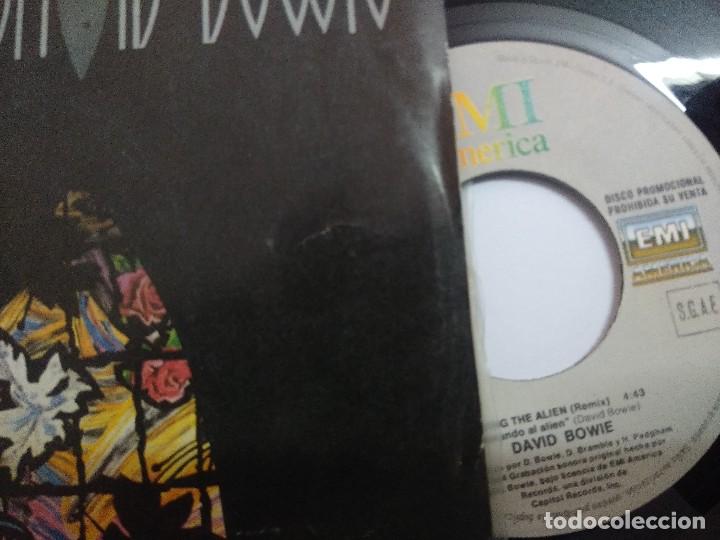 Discos de vinilo: DAVID BOWIE/LOVING THE ALIEN/SINGLE. - Foto 2