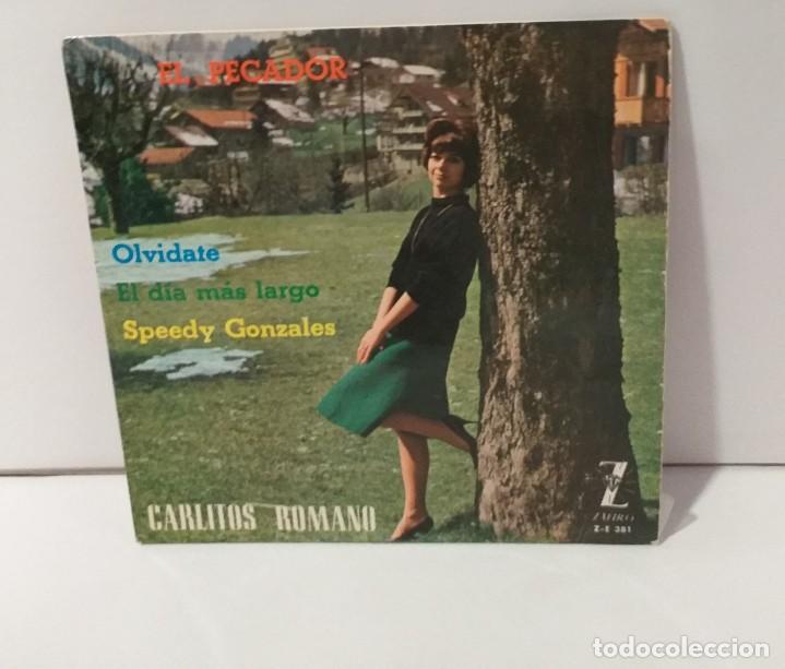 Discos de vinilo: CARLITOS ROMANO EL PECADOR 1963 - Foto 1