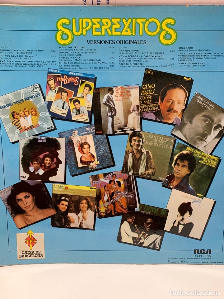 Discos de vinilo: VIN1377 s&uacute;per exitos VINILO SEGUNDA MANO - Foto 2