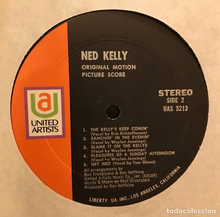 Discos de vinilo: MICK JAGGER - NED KELLY B.S.O 1970 - Foto 8
