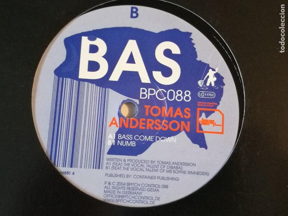Discos de vinilo: Tomas Andersson - Bas - 2004 - Foto 1