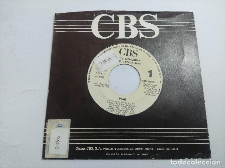Discos de vinilo: BRUCE SPRINGSTEEN/WAR/SINGLE PROMOCIONAL. - Foto 1
