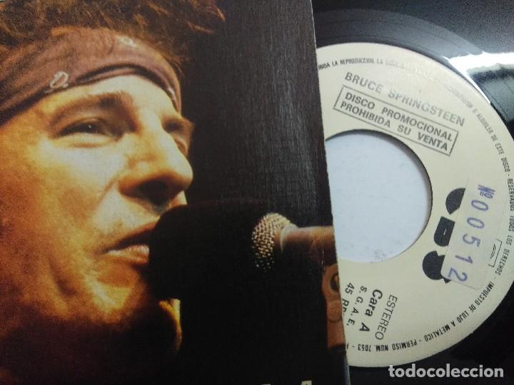 Discos de vinilo: BRUCE SPRINGSTEEN/I`M ON FIRE/SINGLE PROMOCIONAL. - Foto 2