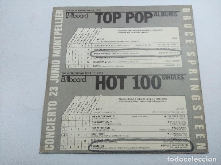 Discos de vinilo: BRUCE SPRINGSTEEN/I`M ON FIRE/SINGLE PROMOCIONAL. - Foto 3