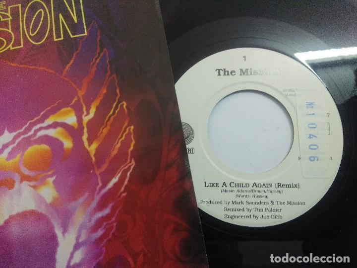 Discos de vinilo: THE MISSION/LIKE A CHILD AGAIN/SINGLE. - Foto 2
