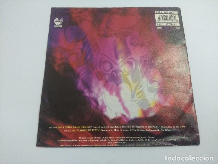 Discos de vinilo: THE MISSION/LIKE A CHILD AGAIN/SINGLE. - Foto 3