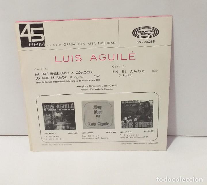 Discos de vinilo: LUIS AGUILE EN EL AMOR 1969 - Foto 2
