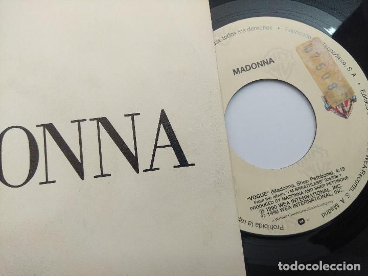 Discos de vinilo: MADONNA/VOGUE/SINGLE PROMOCIONAL. - Foto 2
