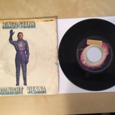 Discos de vinilo: THE BEATLES / RINGO STAR - GOODNIGHT VIENNA - PROMO RADIO SINGLE 7” - 1975 SPAIN