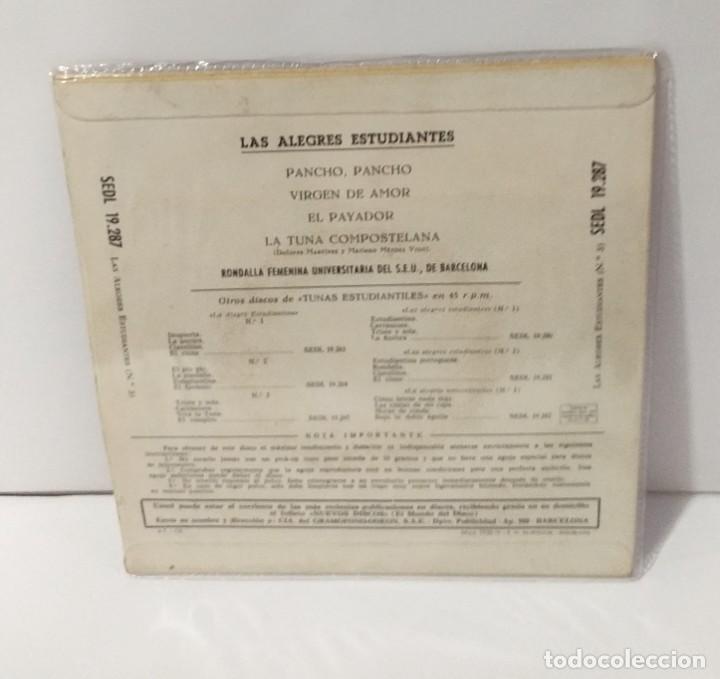 Discos de vinilo: LAS ALEGRES ESTUDIANTES 1961 - Foto 2