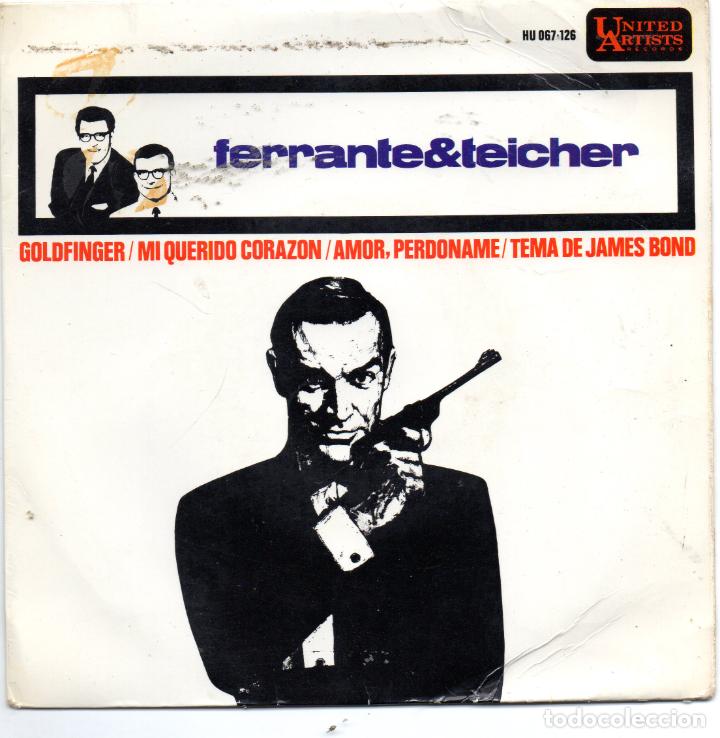 Discos de vinilo: FERRANTE & TEICHER - GOLDFINGER + 3 EP.S - 1965 - Foto 1