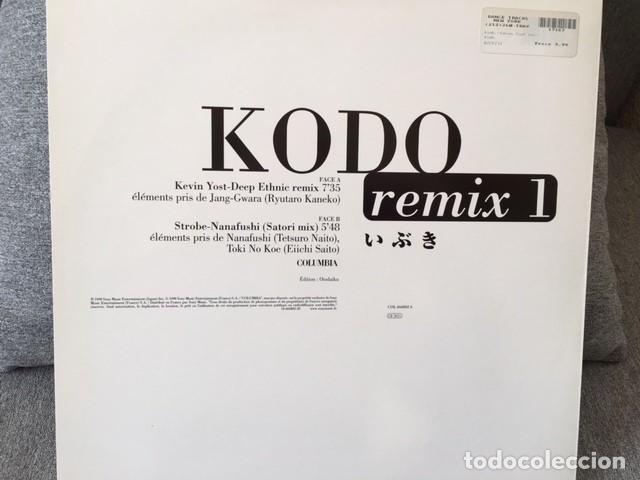 Discos de vinilo: KODO . REMIX 1 . EDICI&Oacute;N FRANCESA DE 1998 - Foto 2