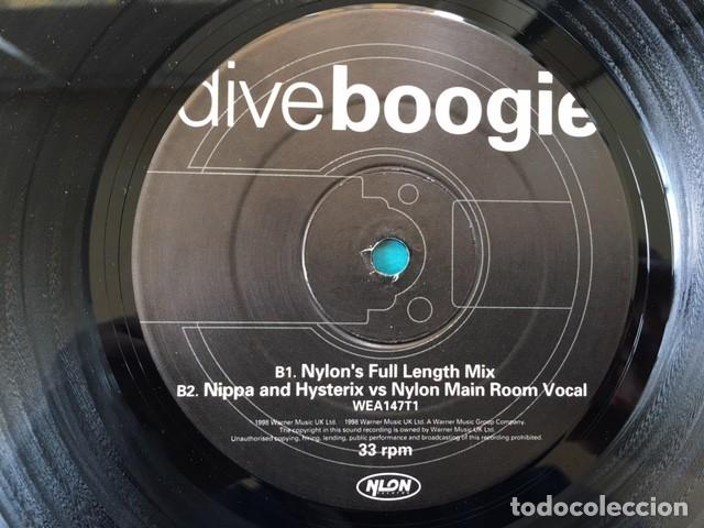 Discos de vinilo: DIVE BOOGIE . MIXES BY LOOP DA LOOP . KLM. NYLON. NIPPA. EDICI&Oacute;N INGLESA DE 1998 - Foto 5