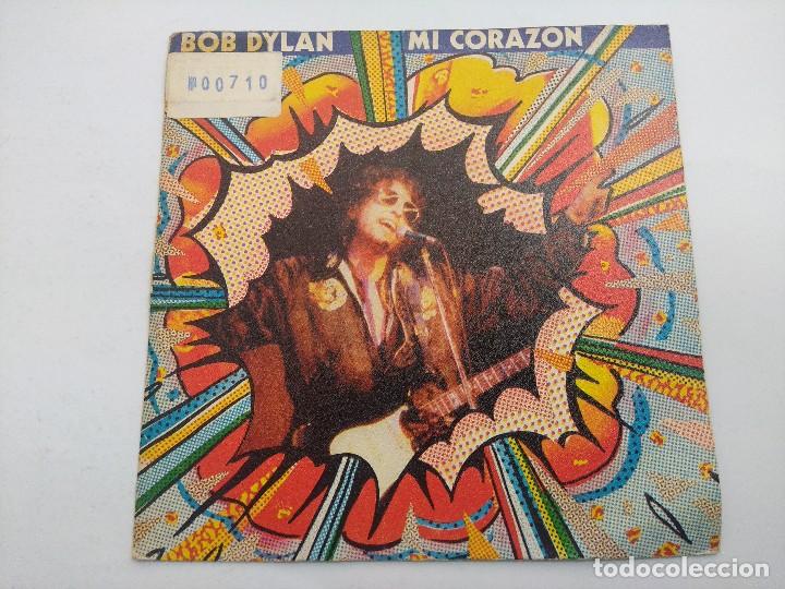 Discos de vinilo: BOB DYLAN/MI CORAZON/SINGLE. - Foto 1