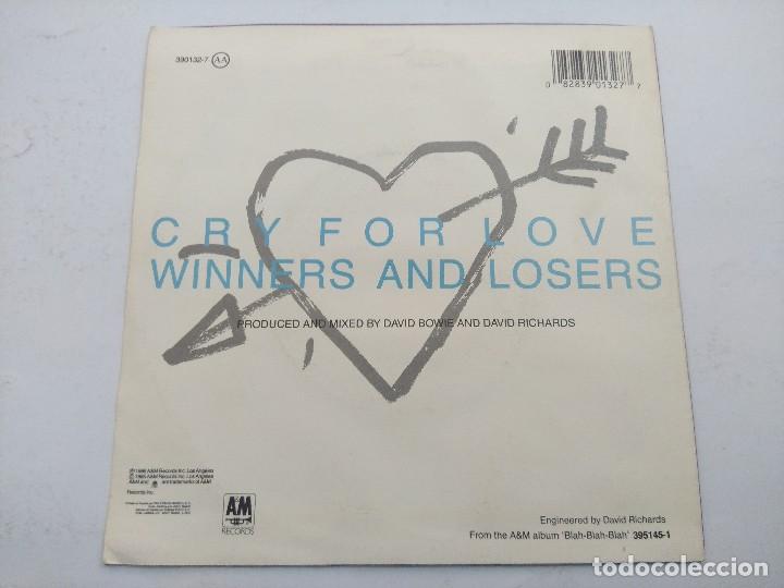 Discos de vinilo: IGGY POP/CRY FOR LOVE/SINGLE. - Foto 3